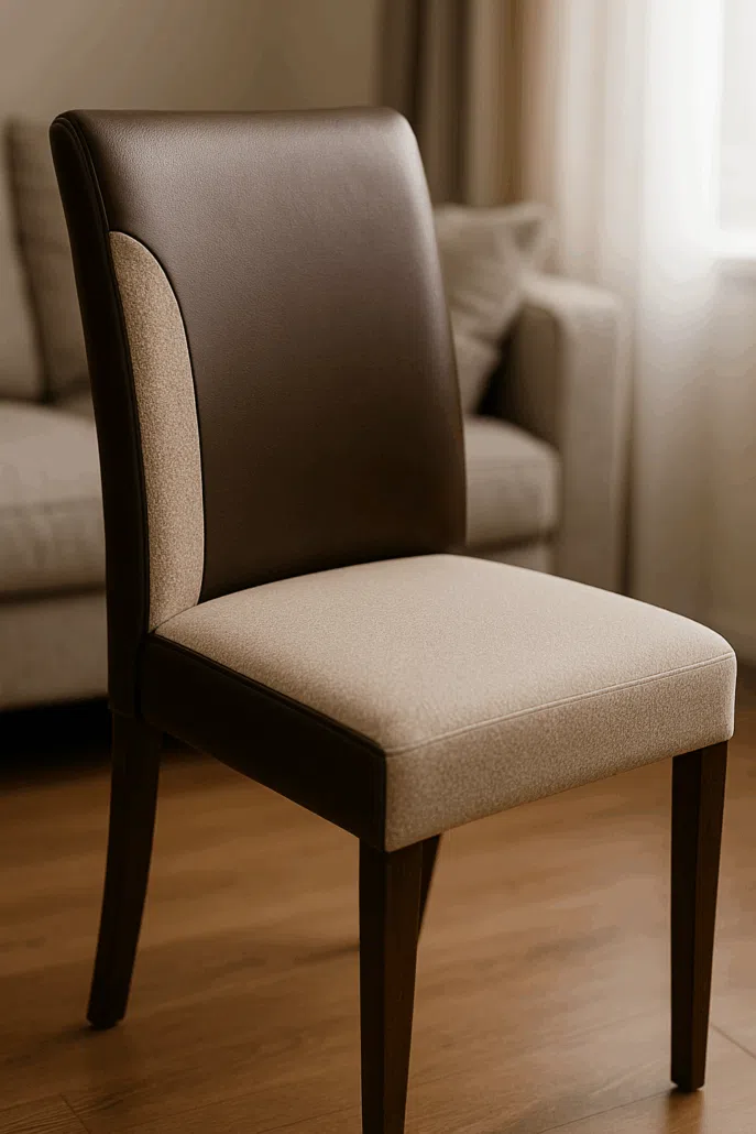 שילוב בדים ריפוד כיסא