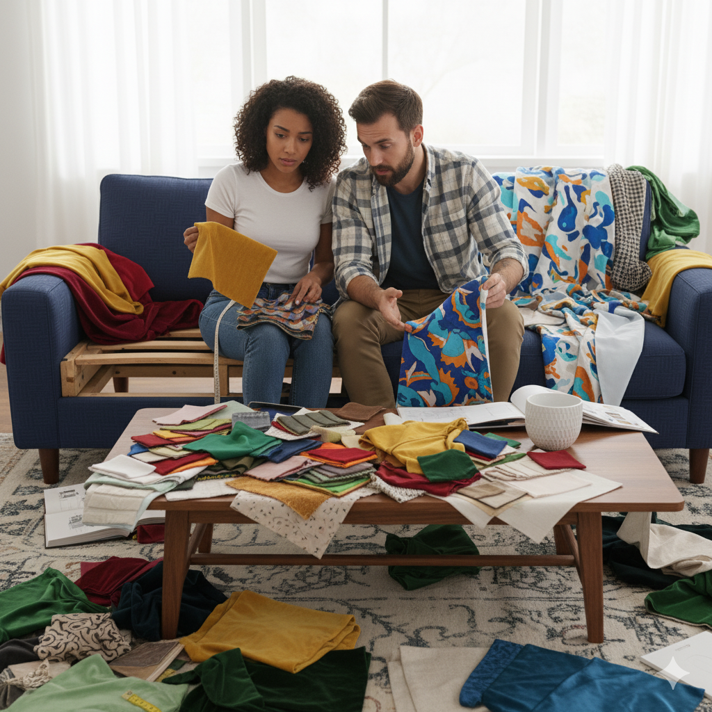 בחירת ריפוד לספה