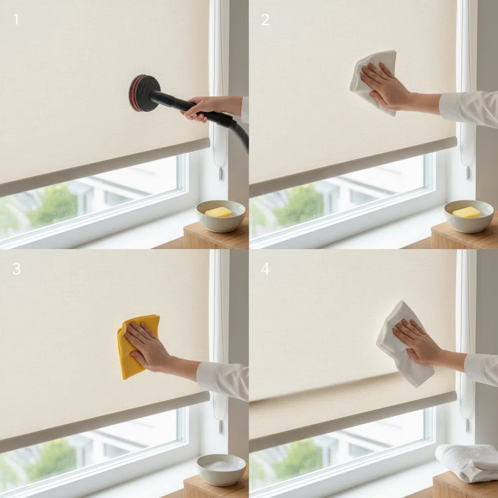 ניקיון וילון גלילה ניקיון וילון גלילה